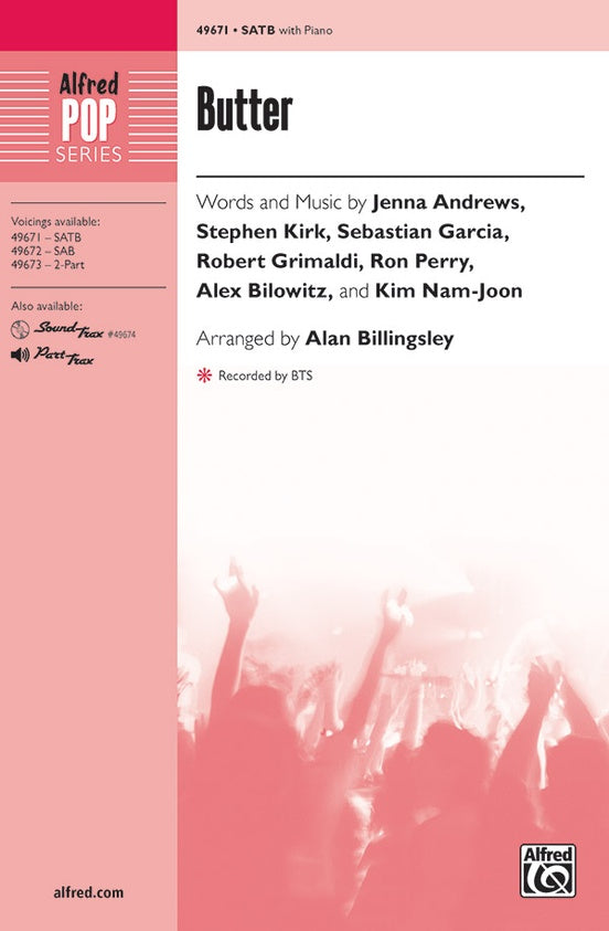 Butter - SATB Choral Octavo (Digital Download)