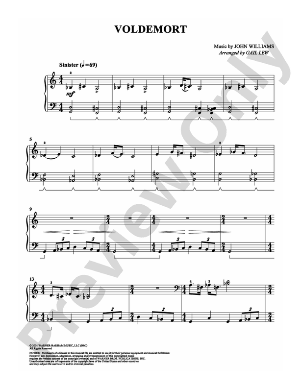 Voldemort - DSM-PS-0008376 - Easy Piano (Digital Download)