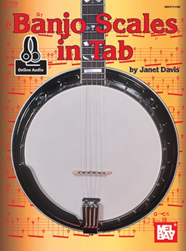 BANJO SCALES IN TAB BK/OLA - Mel Bay 97010BCD