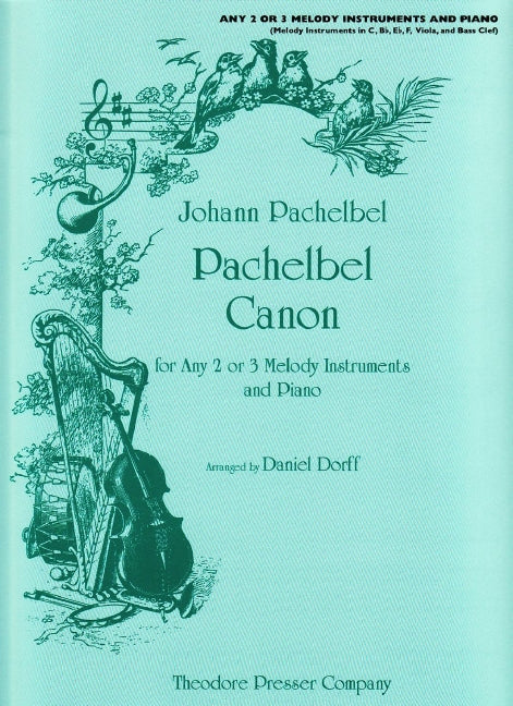 Pachelbel Canon in D 3 Melody Inst/Piano