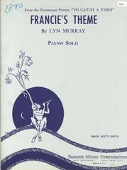 Francie's Theme (from 'To Catch A Thief') - Piano Solo (Digital Download)
