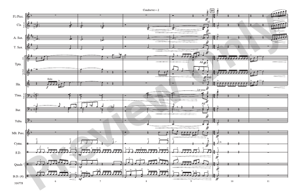 The Cowboys – Marching Band Conductor Score & Parts (Digital Download)