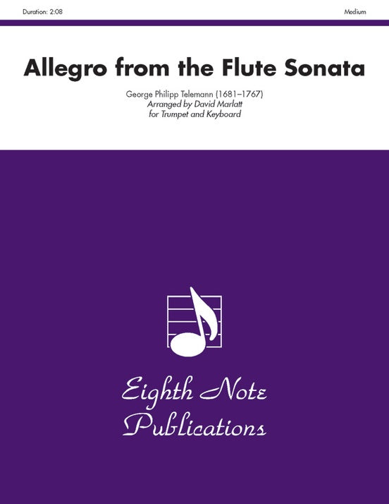 Allegro from the Flute Sonata Trumpet/Piano