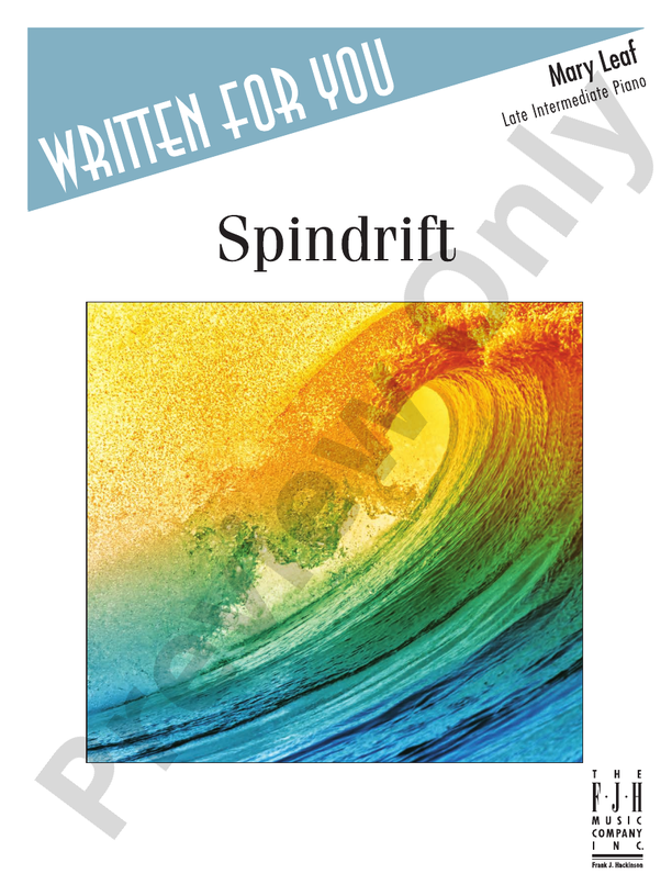 Spindrift - Piano (Digital Download)