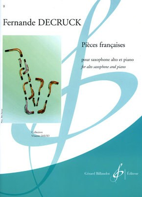 Decruck - Pieces Francaises - Alto Saxophone Billaudot CC2892