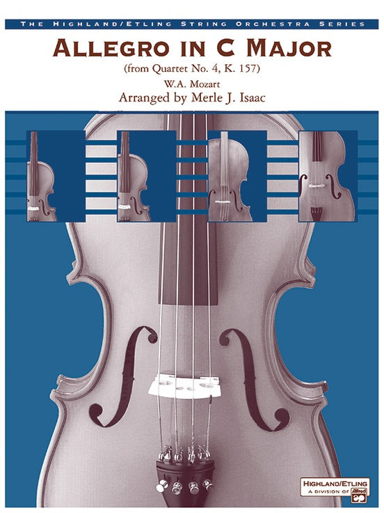 Allegro in C Major – String Orchestra Conductor Score & Parts (Digital Download)