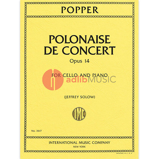 Popper - Polonaise de Concert Op14 - Cello IMC IMC3617