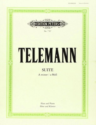 Telemann - Suite In A Minor - Flute - Peters EP7787