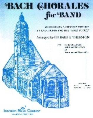 Bach Chorales for Band - Conductor Score - Johann Sebastian Bach - Richard E. Thurston Hal Leonard Conductor's Score