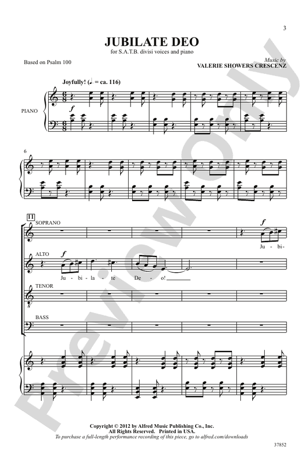 Jubilate Deo – SATB divisi Choral Octavo (Digital Download)