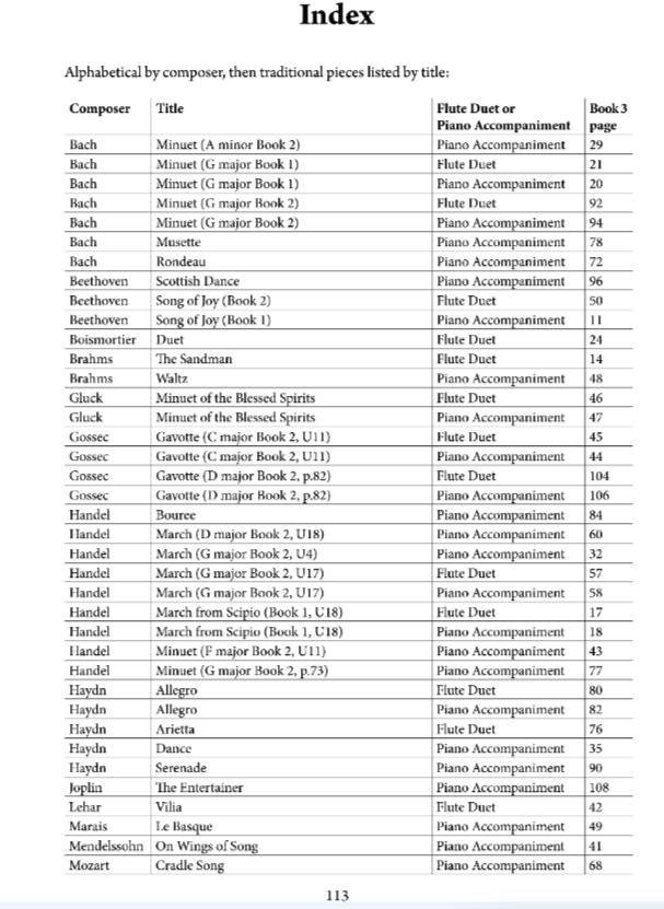 Young Flute Player Book 3 - Teacher's Book/Duets/Easy Piano Accompaniments - North YFP3