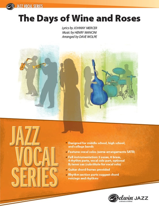 The Days of Wine and Roses (Grade 3.5) - Jazz Ensemble Conductor Score & Parts(Digital Download)
