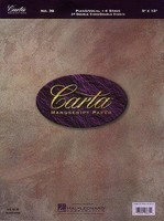 Carta Manuscript Paper No. 38 - Carta Part Paper - Various Authors Hal Leonard
