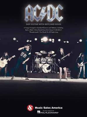 AC/DC - Easy Guitar with Riffs and Solos - Guitar Music Sales America Easy Guitar TAB