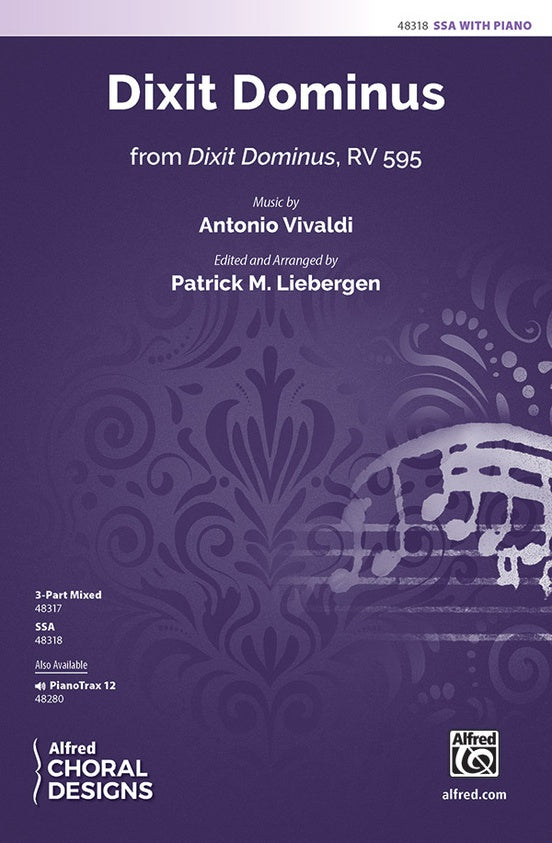Dixit Dominus – SSA Choral Octavo (Digital Download)