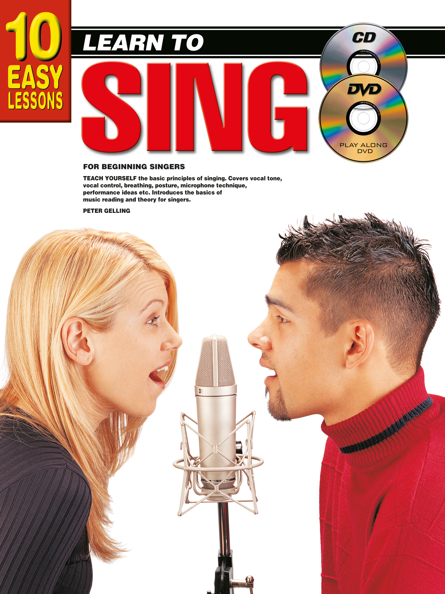 10 Easy Lessons Learn To Sing Bk/CD/DVD/Chart
