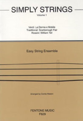 Simply Strings Volume 1 - Easy String Ensemble - Violin Cecilia Weston Fentone Music Violin Solo Score/Parts