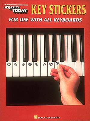 Key Stickers - For Use with All Keyboards - Hal Leonard
