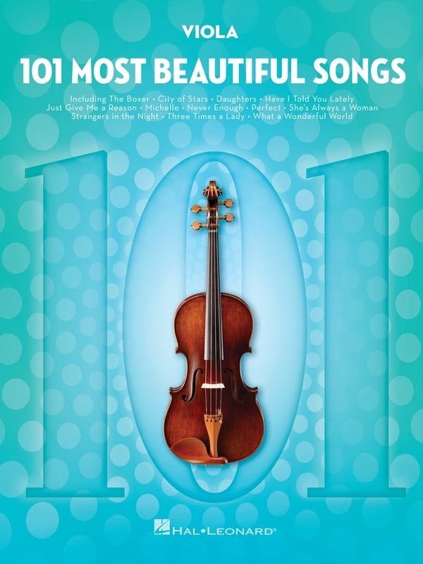 101 Most Beautiful Songs - Viola Solo - Hal Leonard 291048