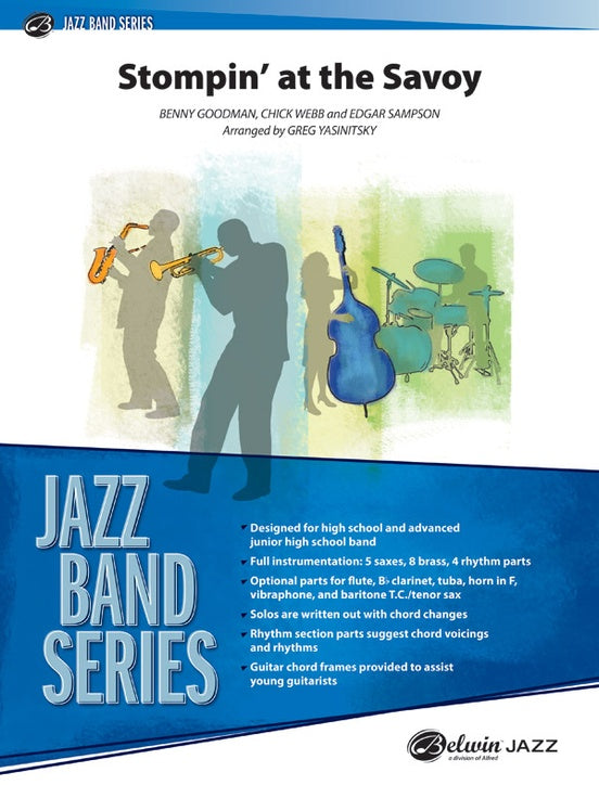Stompin' at the Savoy (Grade 3.5) - Jazz Ensemble Conductor Score & Parts(Digital Download)