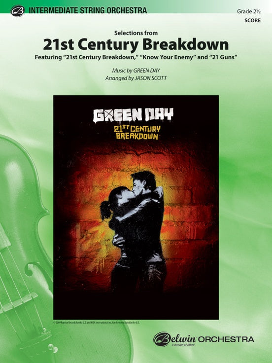 21st Century Breakdown, Selections from – String Orchestra Conductor Score & Parts (Digital Download)