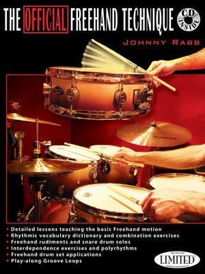 The Official Freehand Technique - Drums Johnny Rabb Hudson Music /CD