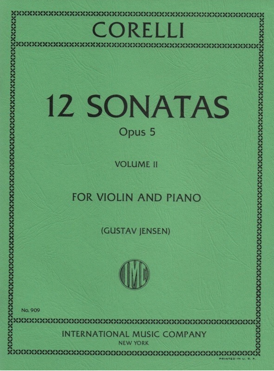 Corelli 12 Sonatas Op 5 Volume 2 Violin/Piano IMC0909