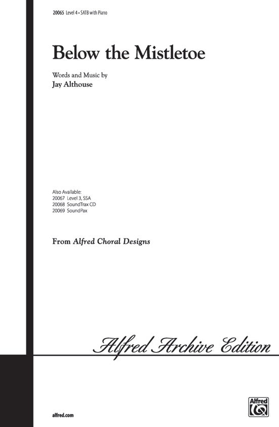 Below the Mistletoe – SATB Choral Octavo (Digital Download)