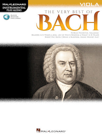 Very Best Of Bach - Viola/Audio Access Online Hal Leonard 225379