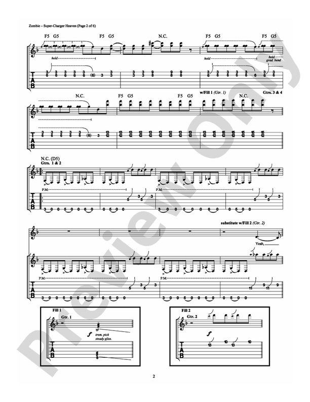 Super-Charger Heaven - Guitar TAB (Digital Download)