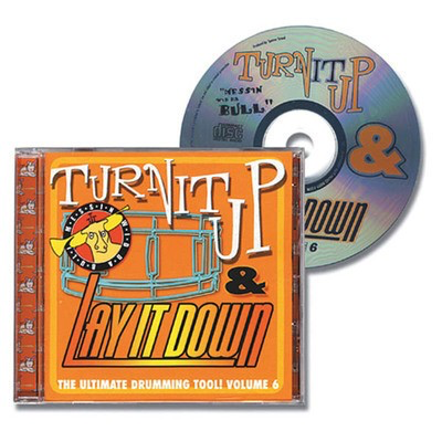 Turn It Up & Lay It Down, Vol. 6 - Messin' Wid Da Bull - Play-Along CD for Drummers - Drums Drum Fun CD-ROM