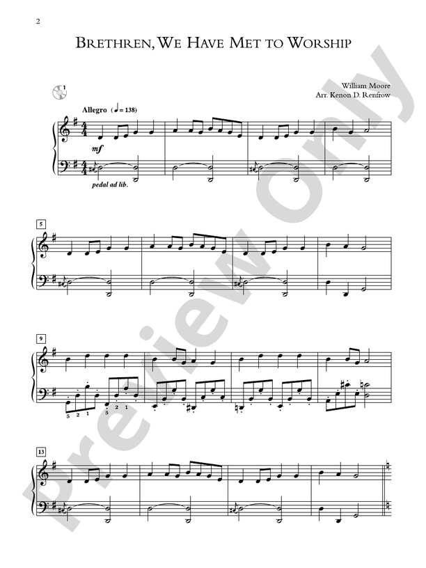 Grand Hymns of the Faith: 10 Expressive Arrangements of Favorite Hymns - Piano (Digital Download)