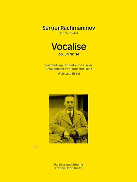 Rachmaninoff - Vocalise Op34/14 - Violin/Piano Accompaniment arranged by Birtel Dohr M-2020-3441-5