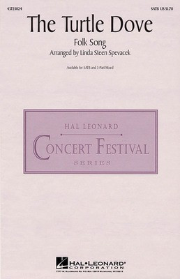 The Turtle Dove - SATB Linda Spevacek Hal Leonard Choral Score Octavo