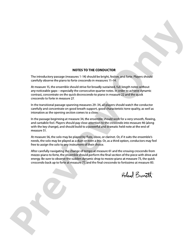 A Yuletide Holiday - Concert Band Conductor Score & Parts (Digital Download)