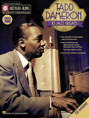 Tadd Dameron - Jazz Play-Along Volume 168 - Bb Instrument|Bass Clef Instrument|C Instrument|Eb Instrument Hal Leonard Lead Sheet /CD