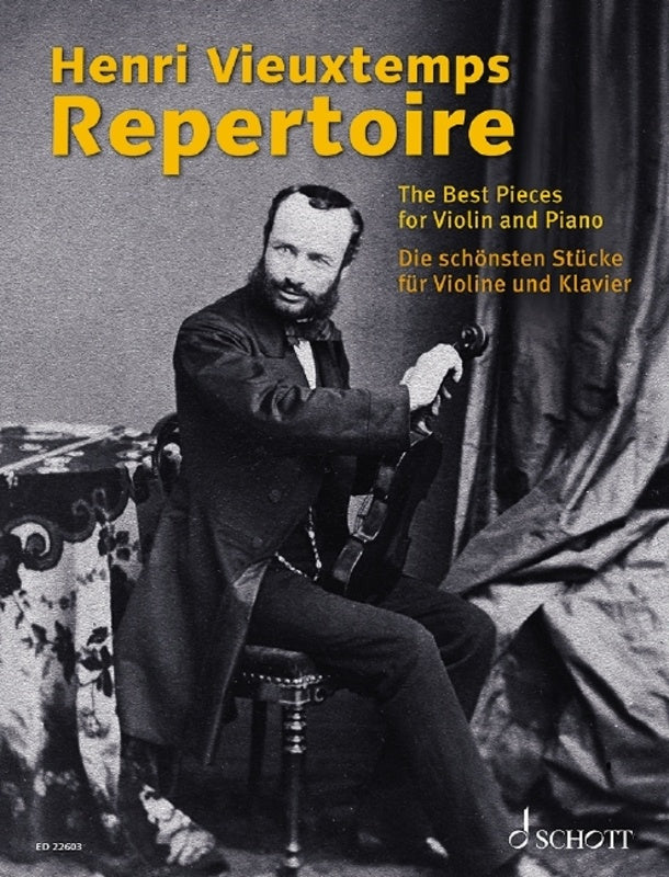 Vieuxtemps - Repertoire: Best Pieces - Violin/Piano Accompaniment Schott ED22603