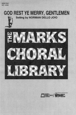 God Rest Ye, Merry Gentlemen - SATB, piano 4 hands - SATB Norman Dello Joio Hal Leonard Choral Score Octavo