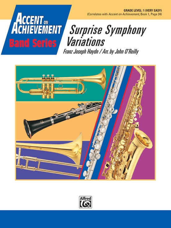 Surprise Symphony Variations - Concert Band Conductor Score & Parts (Digital Download)