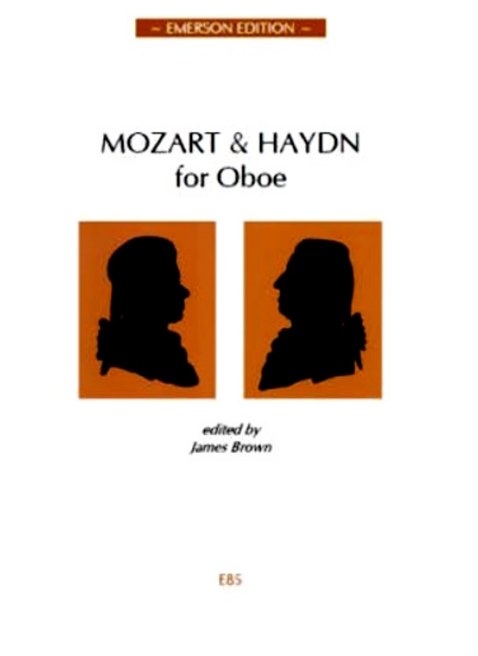 Mozart & Haydn for Oboe - Oboe/Piano Accomp - Brown Emerson E85