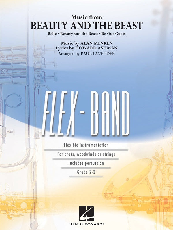 Menken/Ashman - Music from Beauty and the Beast - FlexBand Grade 3 Score/Parts arranged by Lavender Hal Leonard 4005169