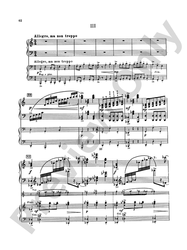 Piano Concerto No. 3 in C Major, Opus 26 - 3rd Movement - 2 Pianos, 4 Hands (Digital Download)