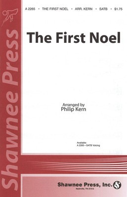 The First Noel - SATB Philip Kern Shawnee Press Choral Score Octavo