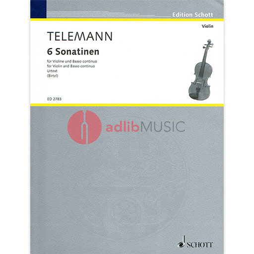 Telemann 6 Sonatinas for Violin and Continuo