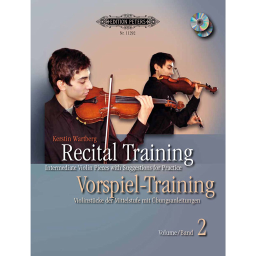 Recital Training Volume 2 - Violin/CD by Wartberg Peters P11292