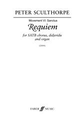 Sanctus (from 'Requiem') - Peter Sculthorpe - SATB Chorus/didjeridu/Organ (Digital Download)