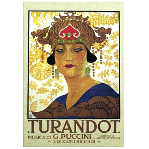 Wrapping Paper - Turandot Vintage Print - 50x70cm