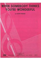 When Somebody Thinks You're Wonderful - PVG (Digital Download)