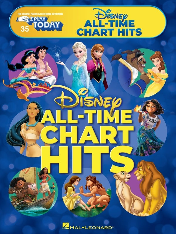 Disney All-Time Chart Hits - EZ Play Piano Hal Leonard 1136174