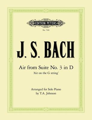 Bach J S - Air On The G String From Orchestral Suite #3 - Piano Solo - Peters EP7110